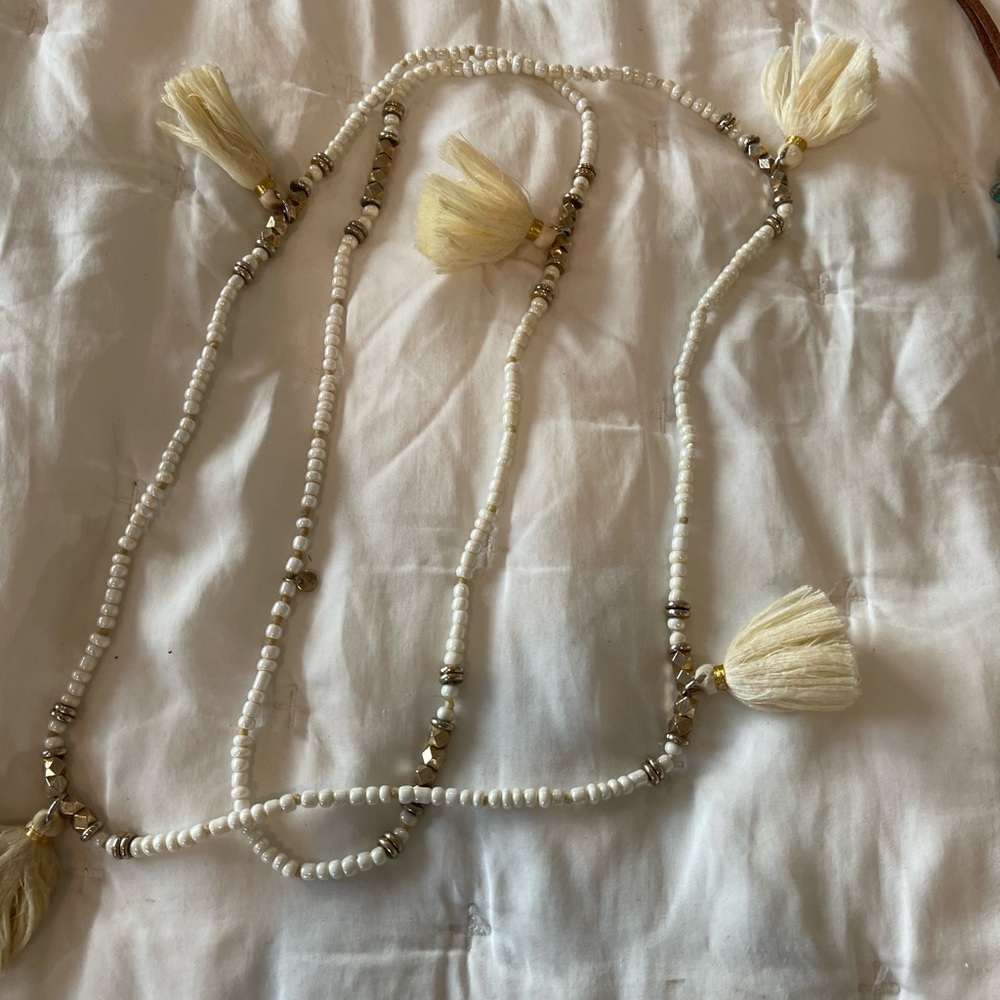 India Hicks Tassel Necklace